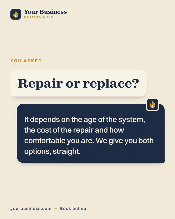 Sample post: Repair or replace?